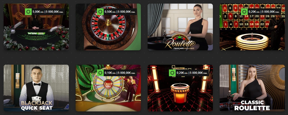 Live Casino Experience